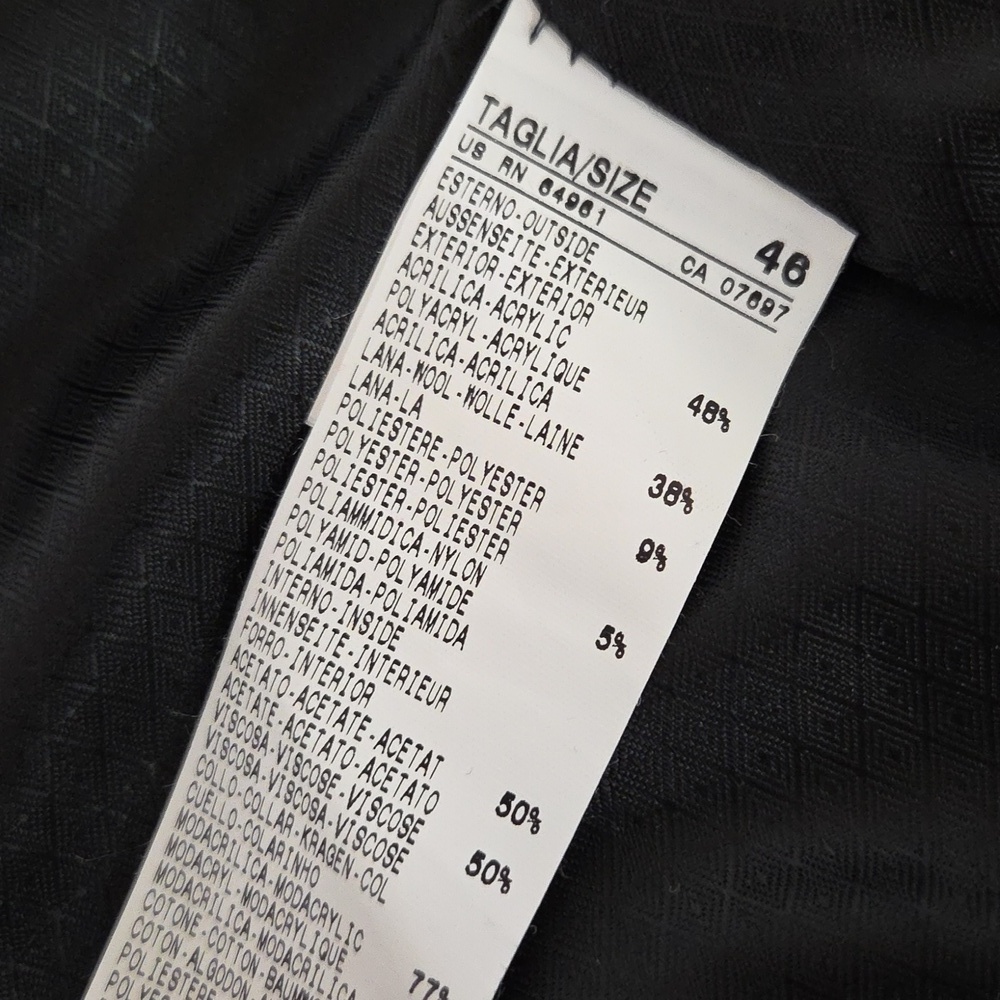 United Colors Of Benetton Charcoal Blazer - Picture 8 of 8